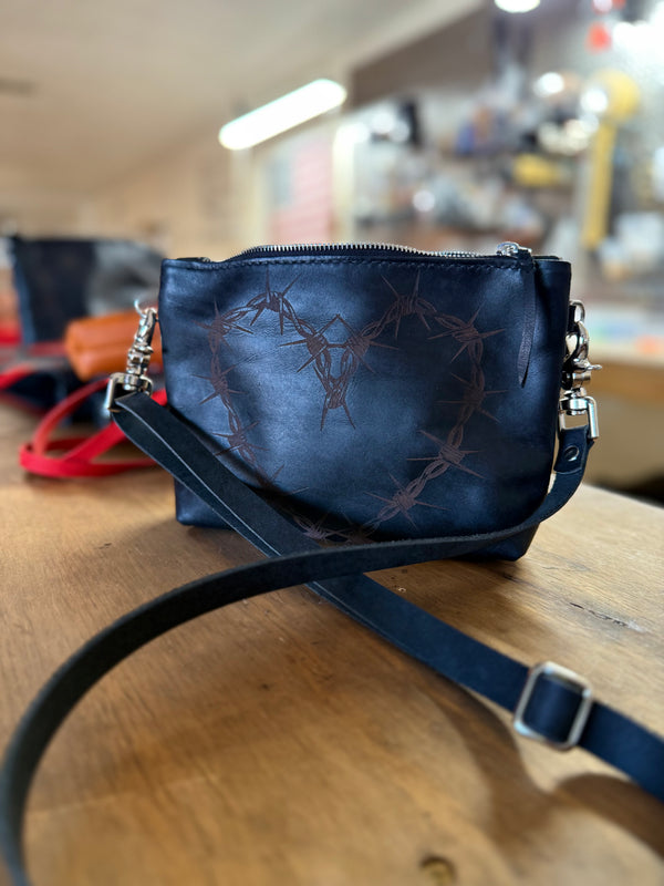 The Gimme Zip Bag: Barbed Wire Heart