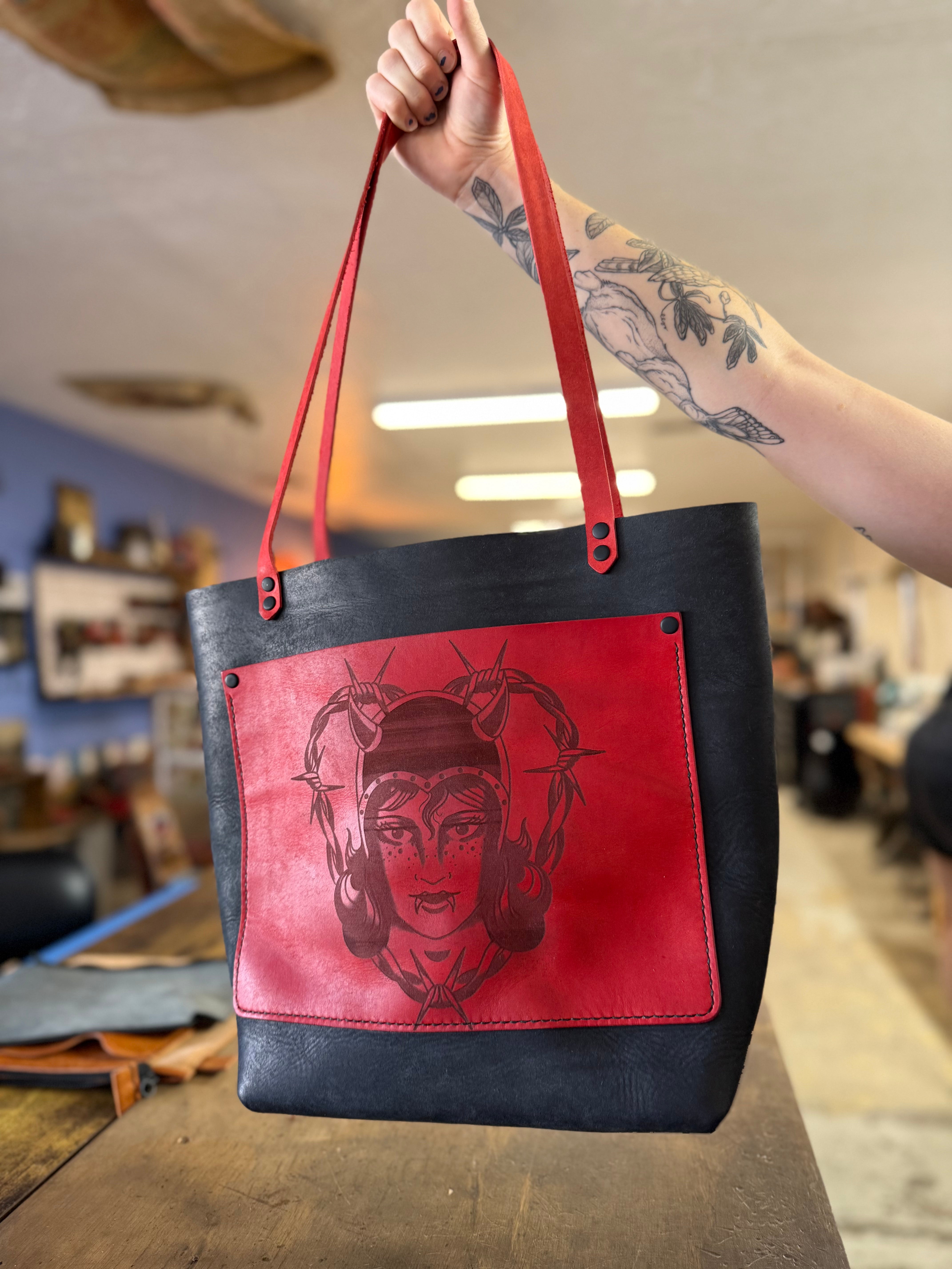 The Work Tote: She Devil (ready to ship)