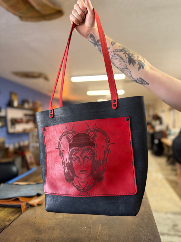 The Work Tote: She Devil (ready to ship)