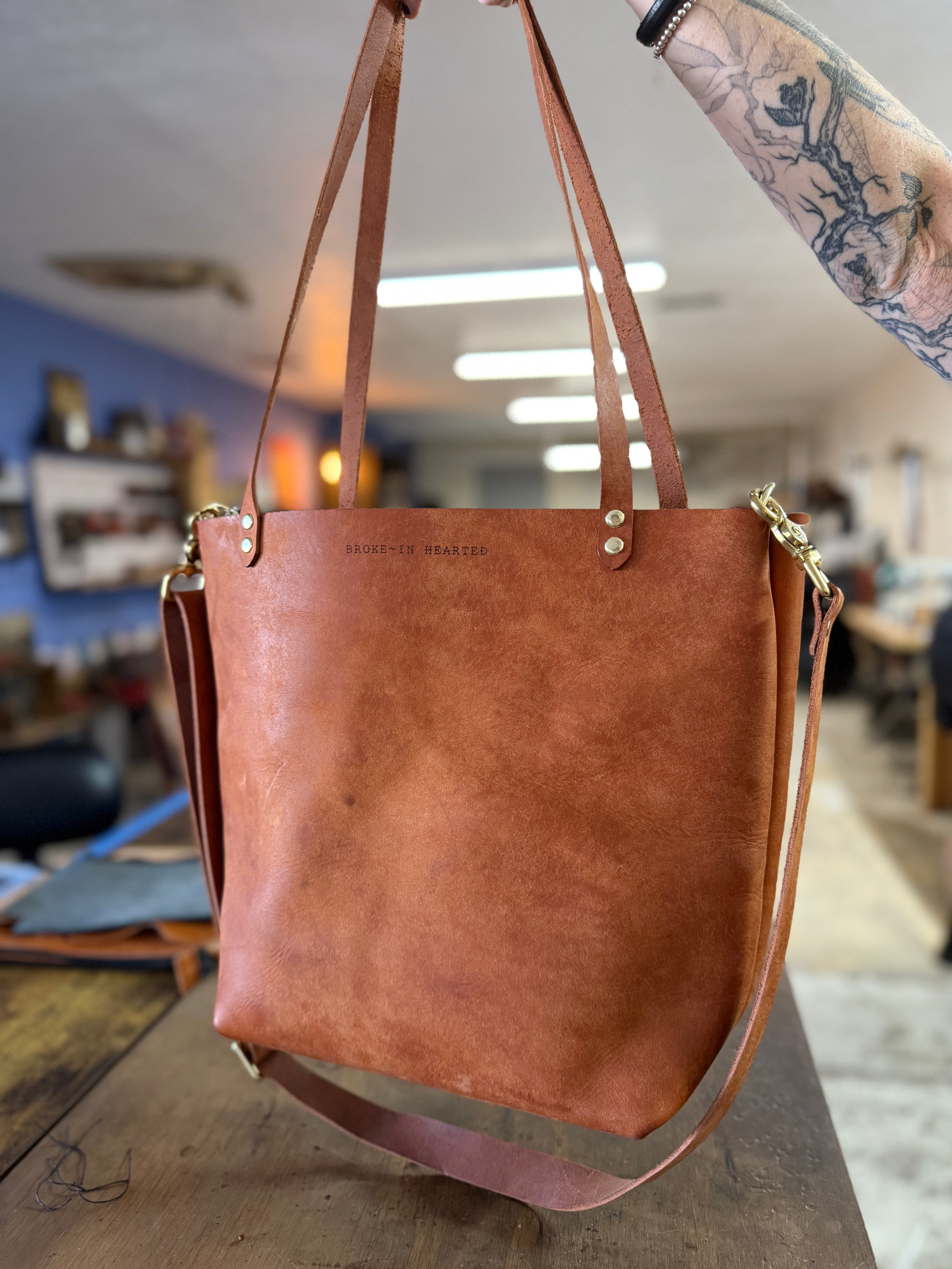 The Work Tote: Heads/Tails Flash (ready to ship)