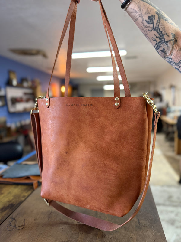 The Work Tote: Heads/Tails Flash (ready to ship)
