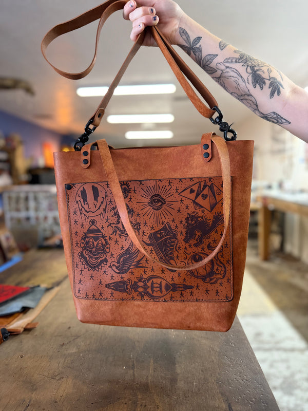 The Work Tote: Sideshow Flash (ready to ship)