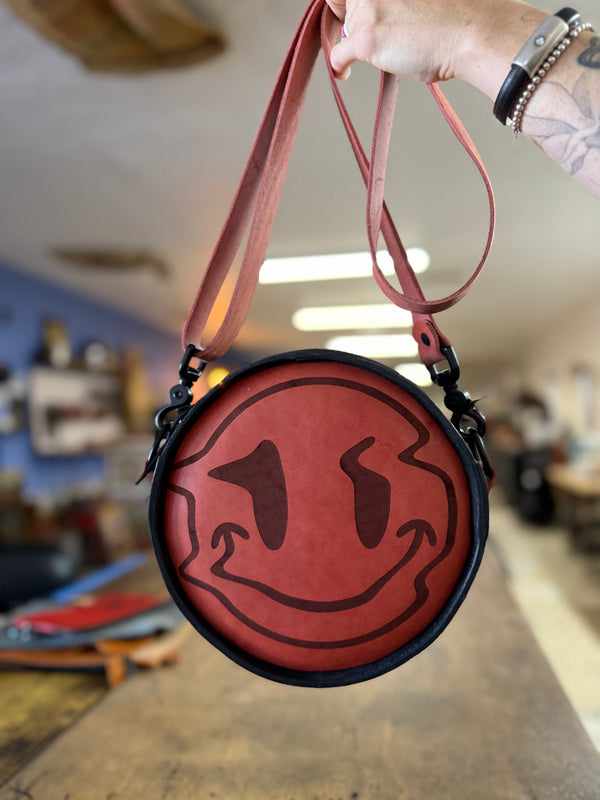 The Rebel Circle Bag: Trippy Happy (ready to ship)