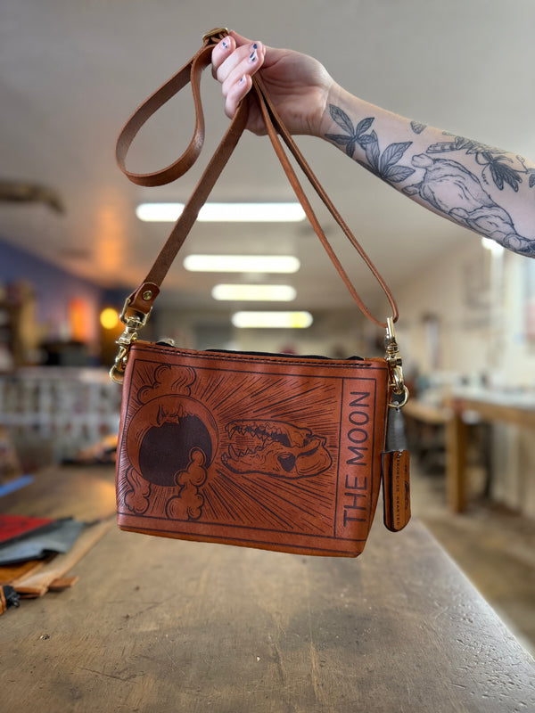 The Gimme Zip Bag: The Moon Tarot (ready to ship)