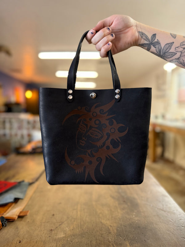 Opener Tour Tote: Tribal Moon Lady (ready to ship)