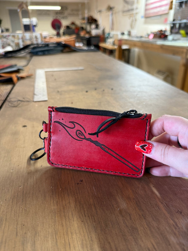 On The Run Keychain Wallet: Matchstick (ready to ship)