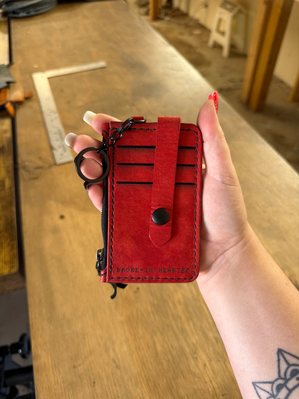 On The Run Keychain Wallet: Matchstick (ready to ship)