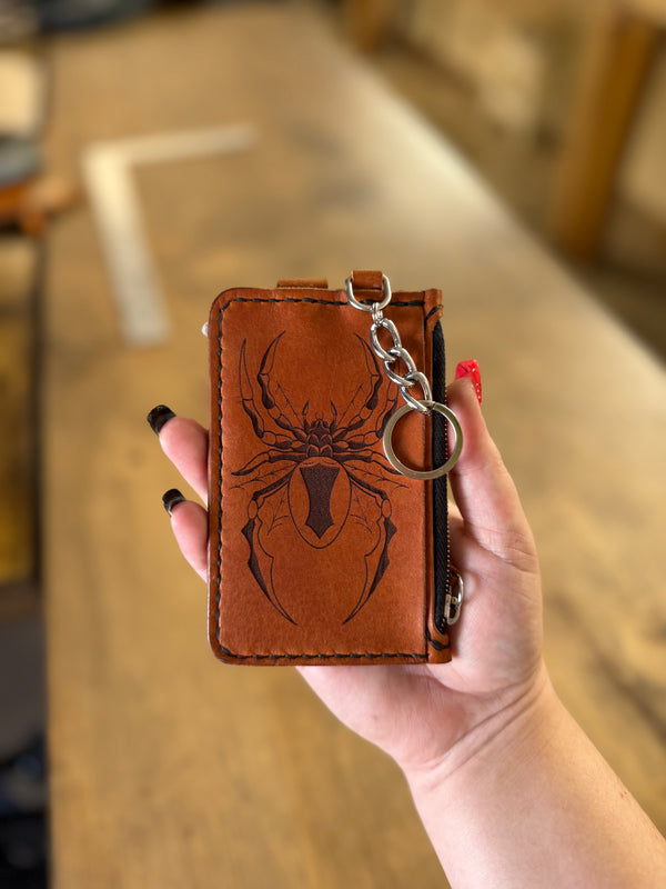 On The Run Keychain Wallet: Black Widow (ready to ship)