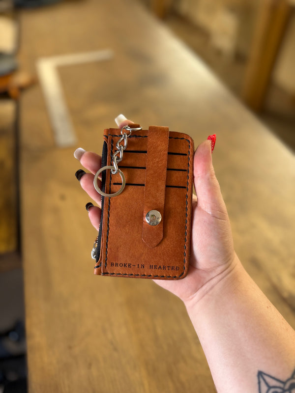 On The Run Keychain Wallet: Black Widow (ready to ship)