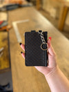On The Run Keychain Wallet: Checker Print (ready to ship)