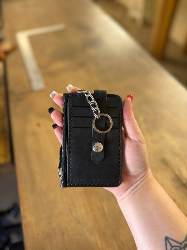 On The Run Keychain Wallet: Checker Print (ready to ship)