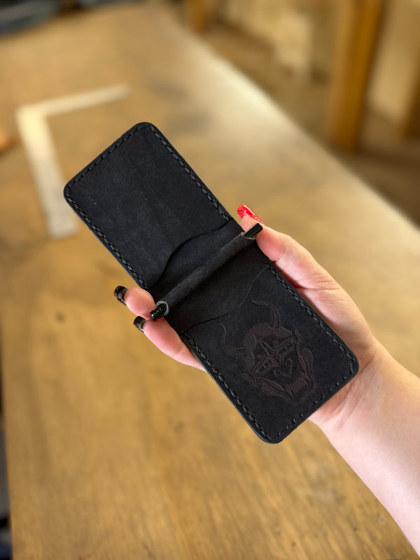 6 Shooter Wallet: Hannya (ready to ship)