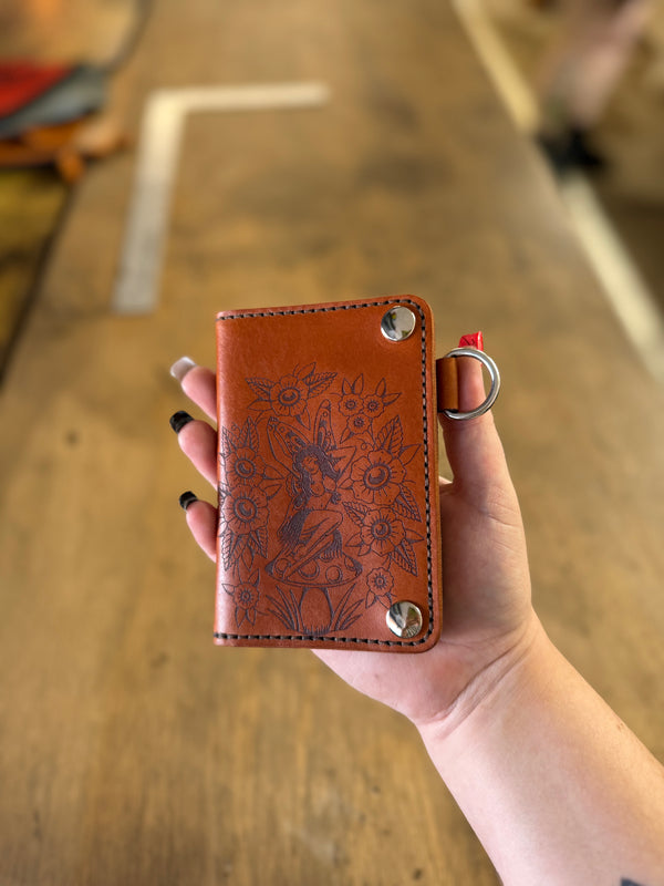 Saloon Wallet: Mushroom Fairy (ready to ship)