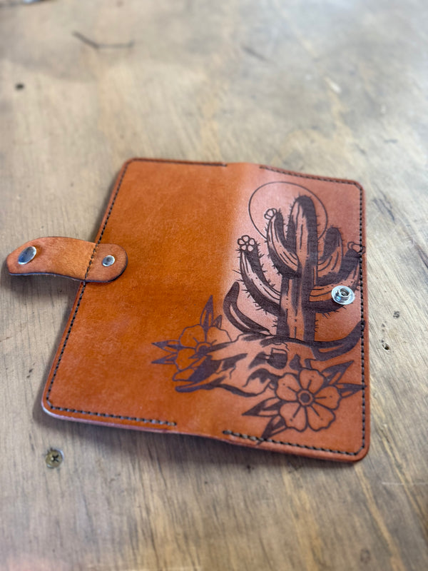 Bandita Wallet: Desert Bull Skull (ready to ship)