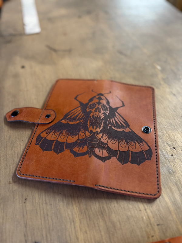 Bandita Wallet: Death Moth (ready to ship)
