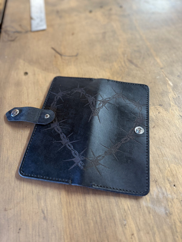 Bandita Wallet: Barbed Wire Heart (ready to ship)