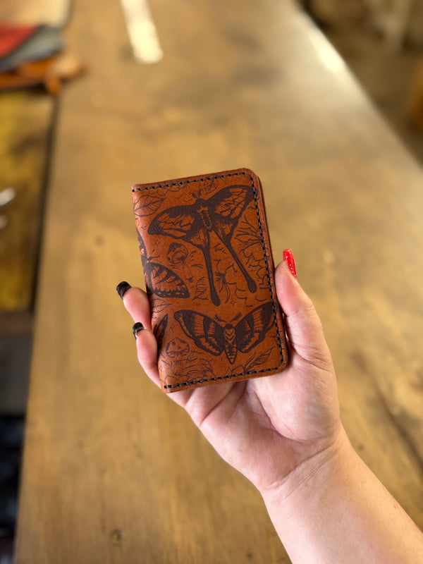 Dodge City Wallet: Moth Flash (ready to ship)