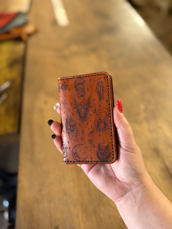 Dodge City Wallet: Spooky Flash (ready to ship)