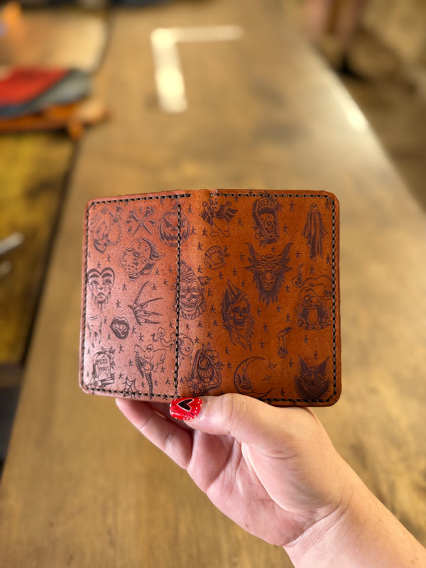 Dodge City Wallet: Spooky Flash (ready to ship)