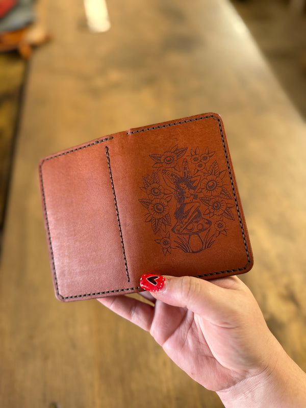 Dodge City Wallet: Mushroom Fairy (ready to ship)