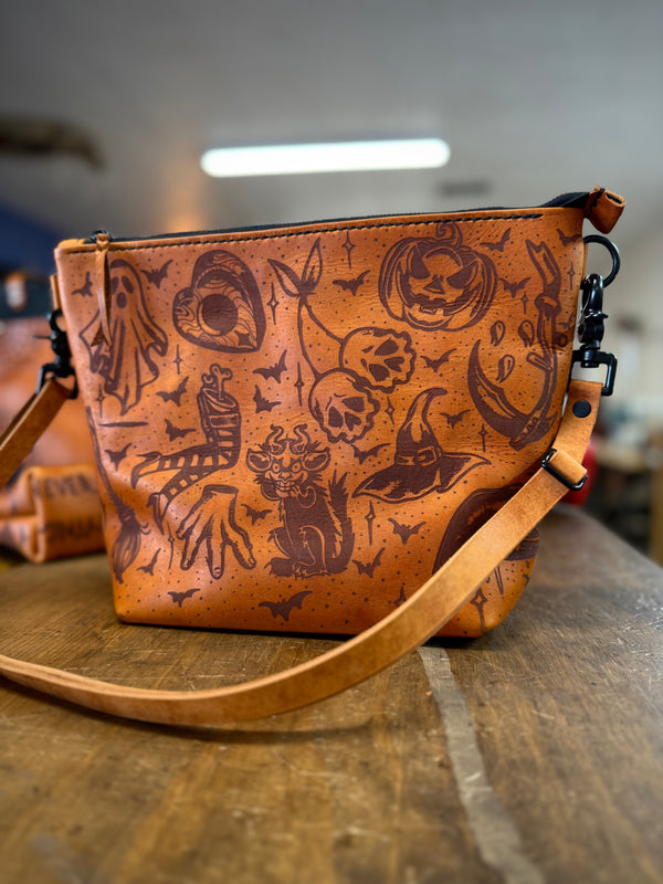 The Lola Zip Crossbody: Haunted Flash Sheet 🎃