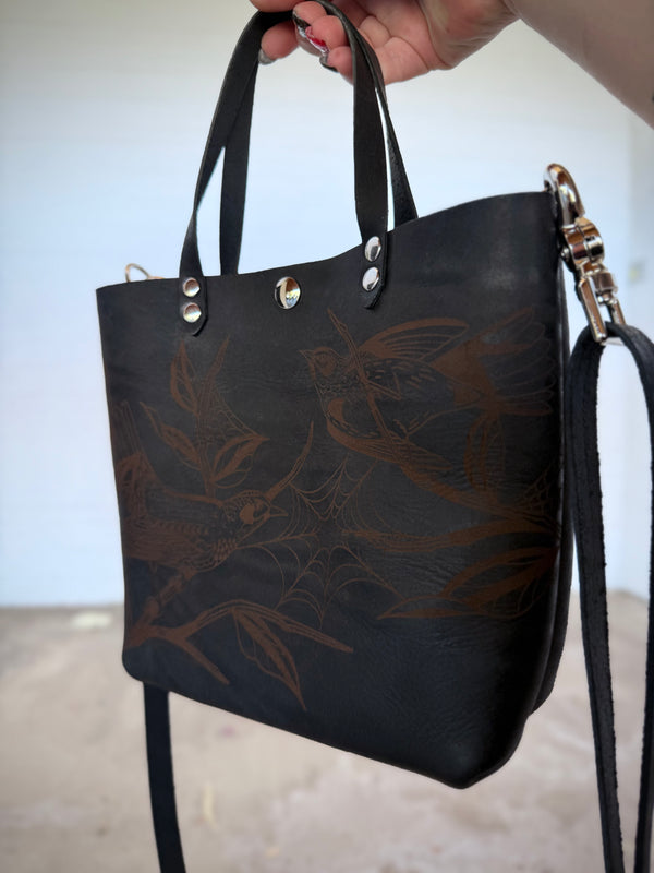 Classic Mini Tote: Spooky Birds