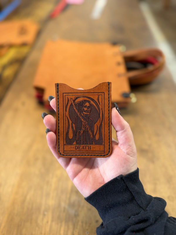 Durango Card Wallet: Death Tarot (ready to ship)