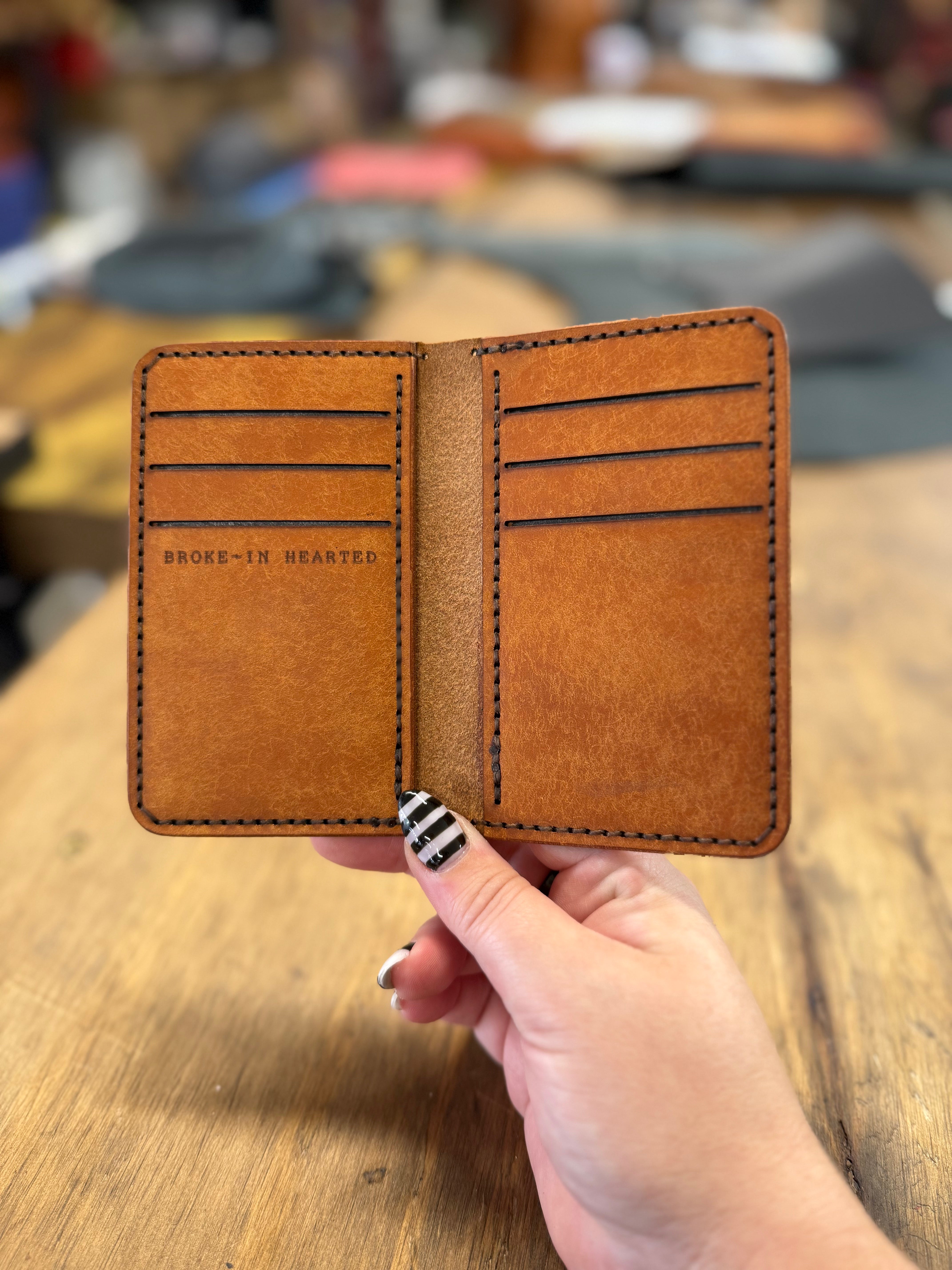 Dodge City Wallet: Spooky Birds (ready to ship)