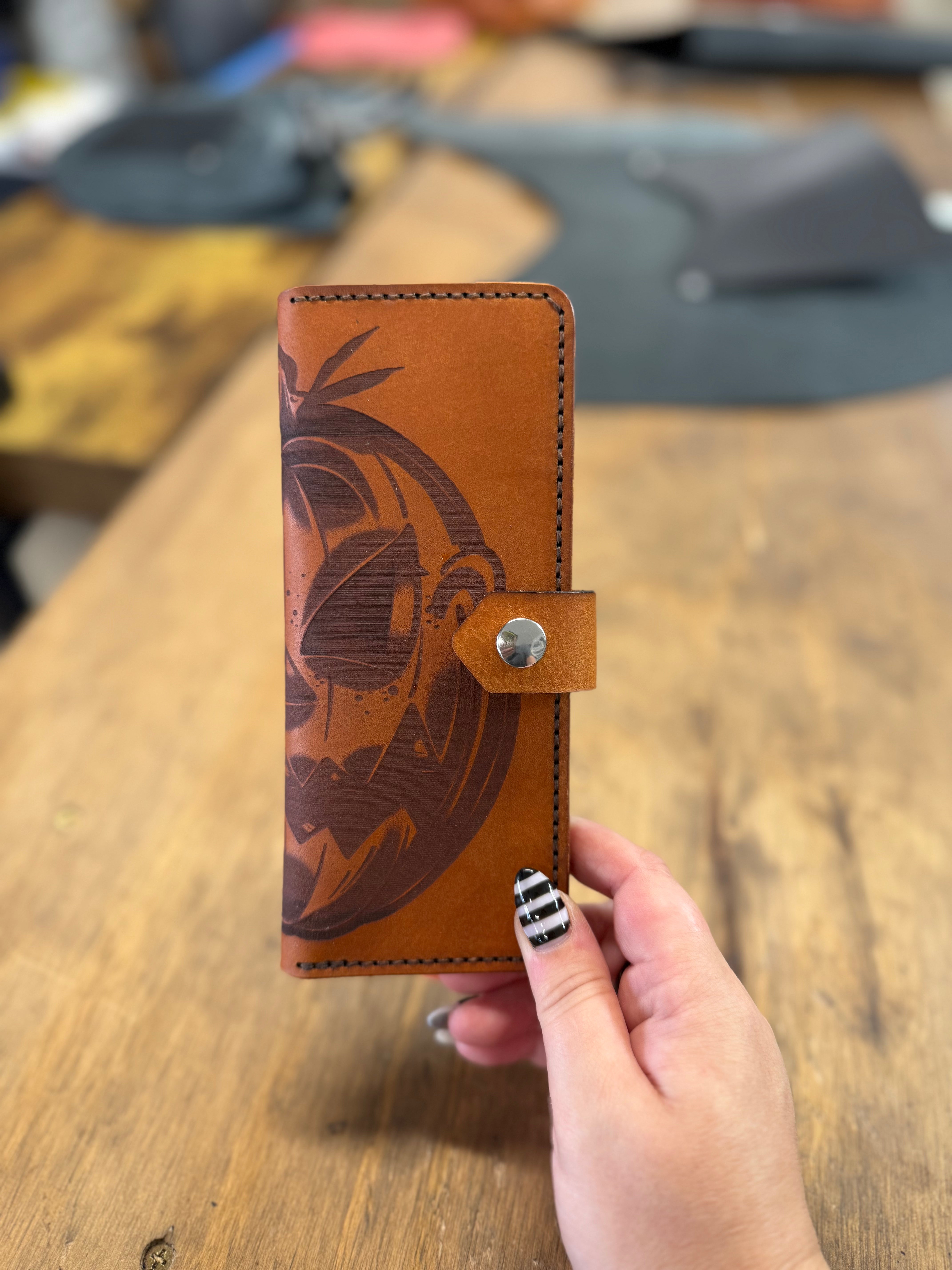 Bandita Wallet: Jack-o-Lantern (ready to ship)