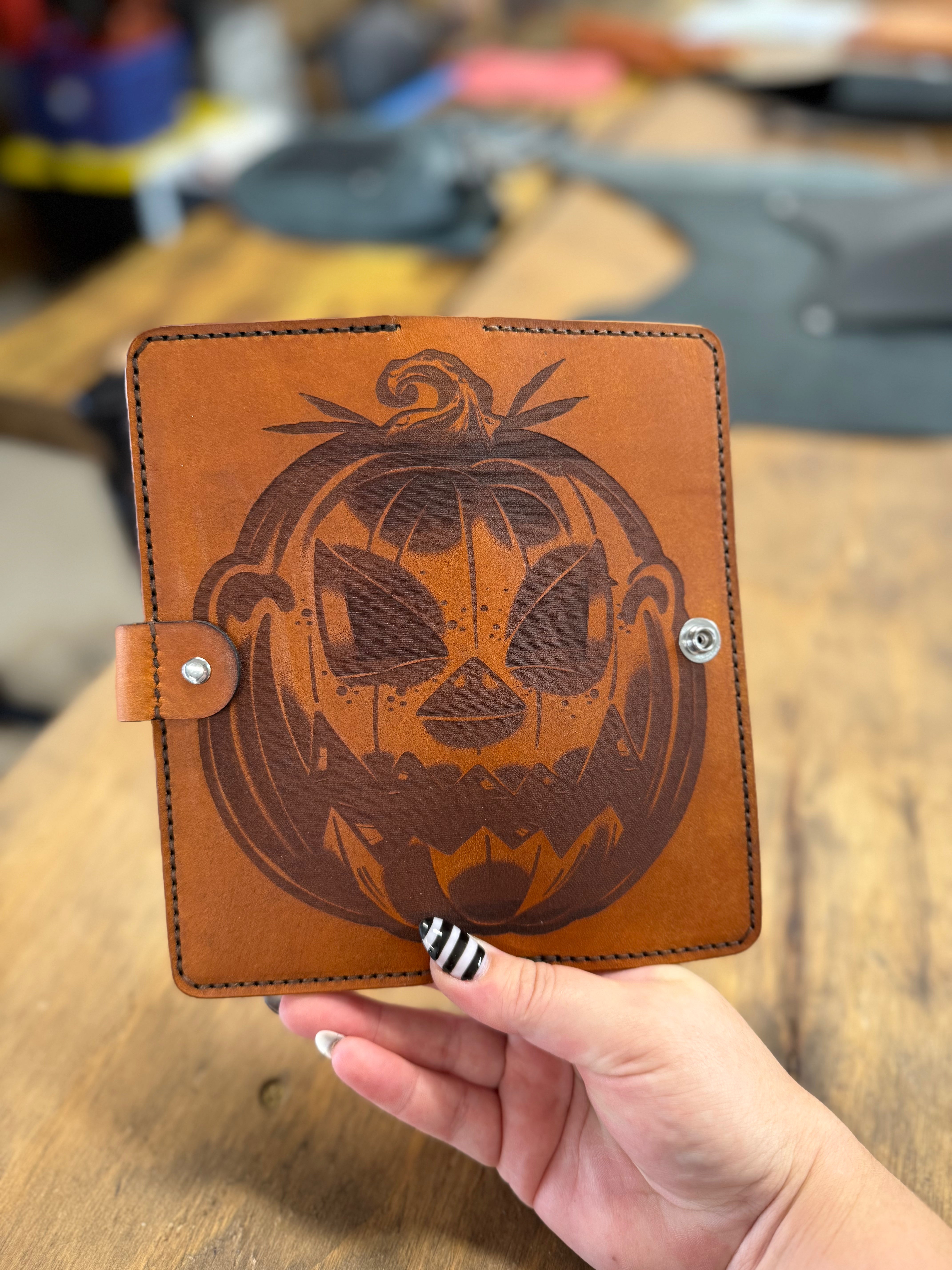 Bandita Wallet: Jack-o-Lantern (ready to ship)