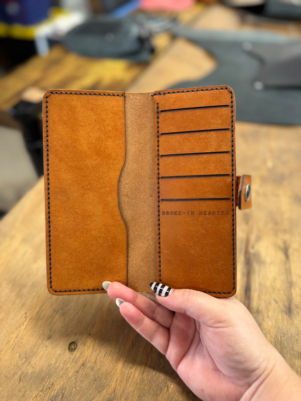 Bandita Wallet: Jack-o-Lantern (ready to ship)