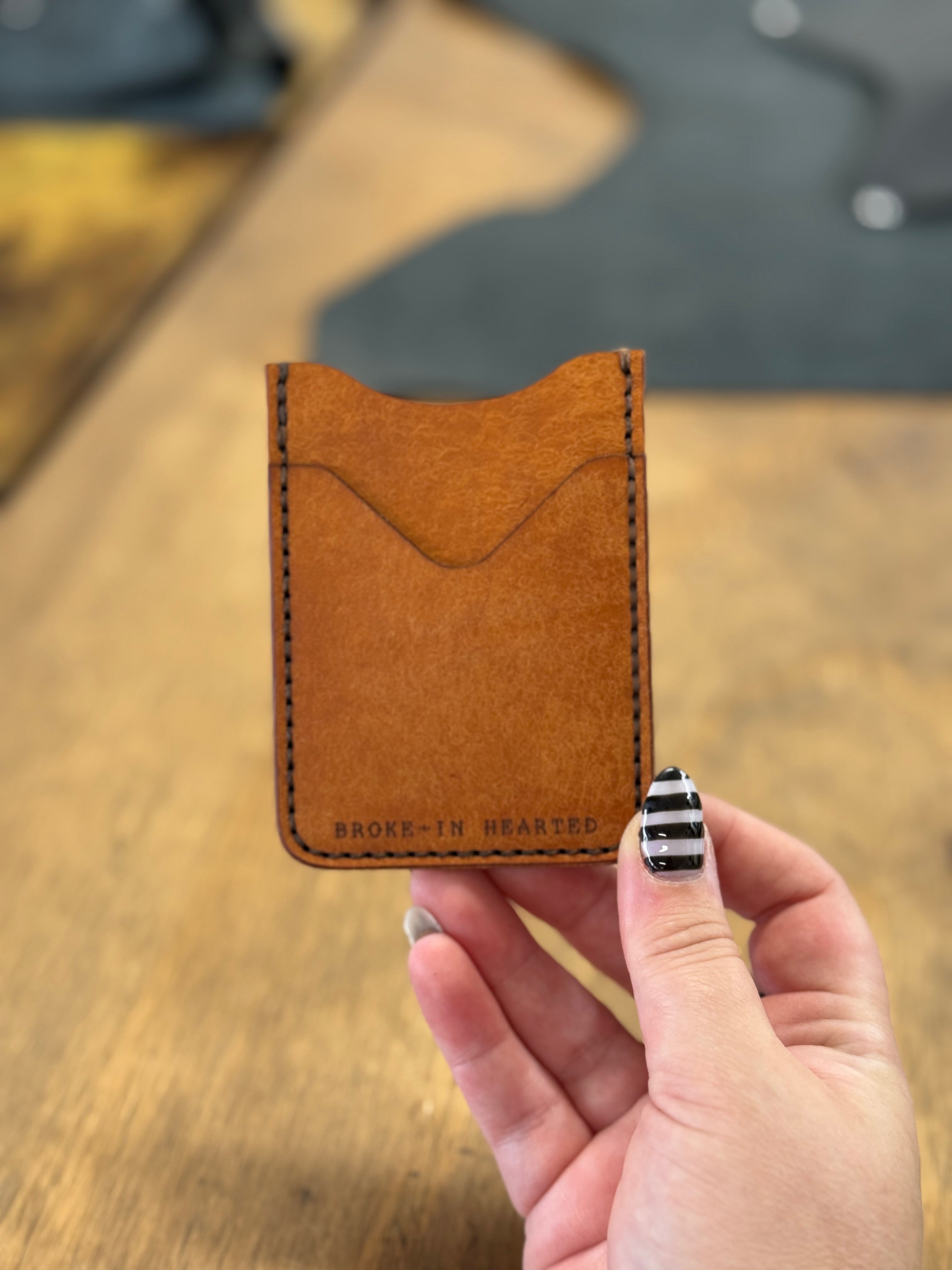 Durango Card Wallet: Straight Shooter (ready to ship)