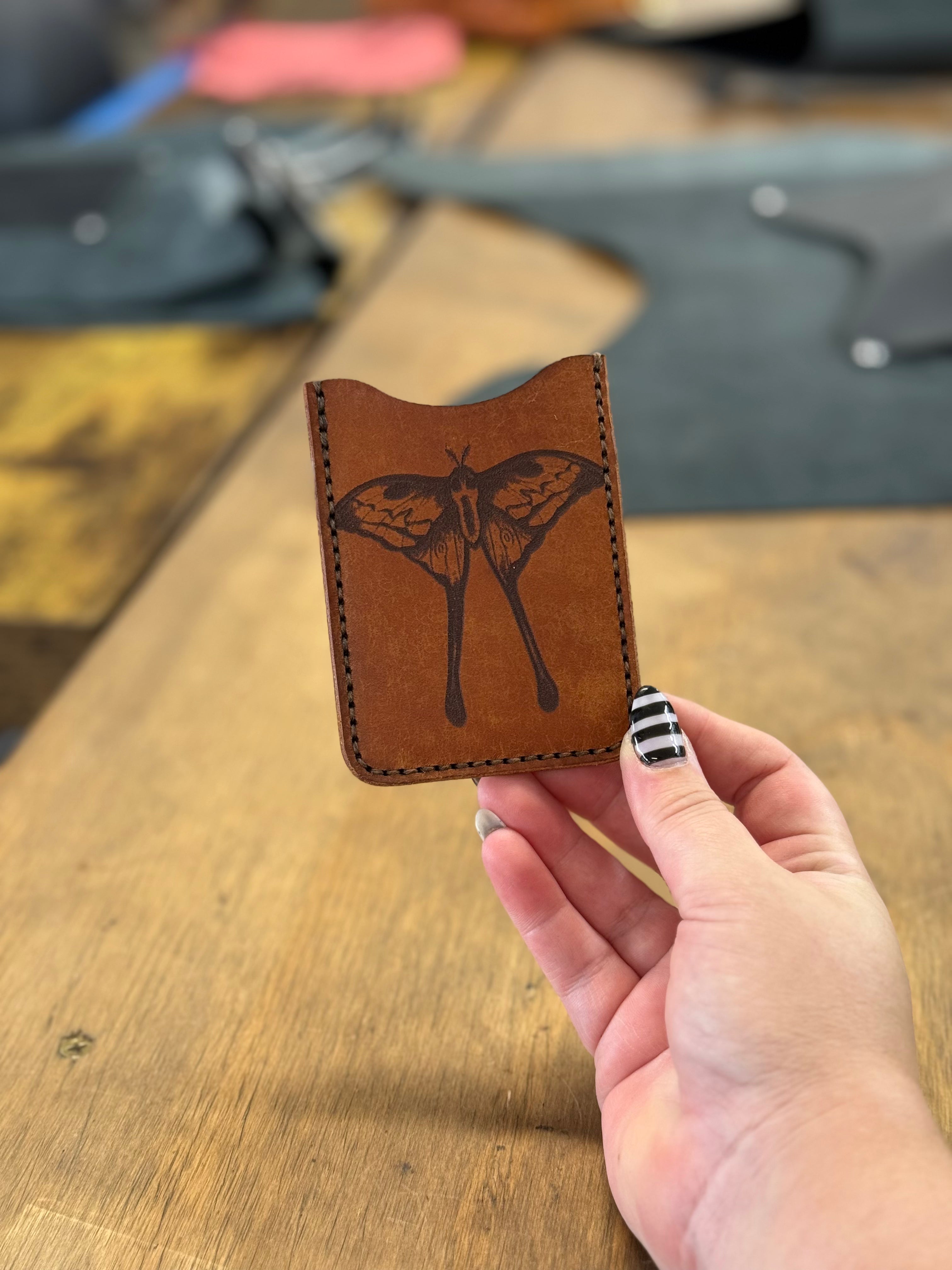 Durango Card Wallet: Moth (ready to ship)