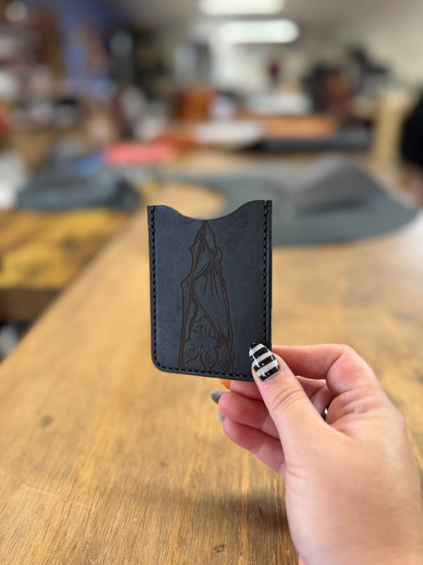 Durango Card Wallet: Bat (ready to ship)