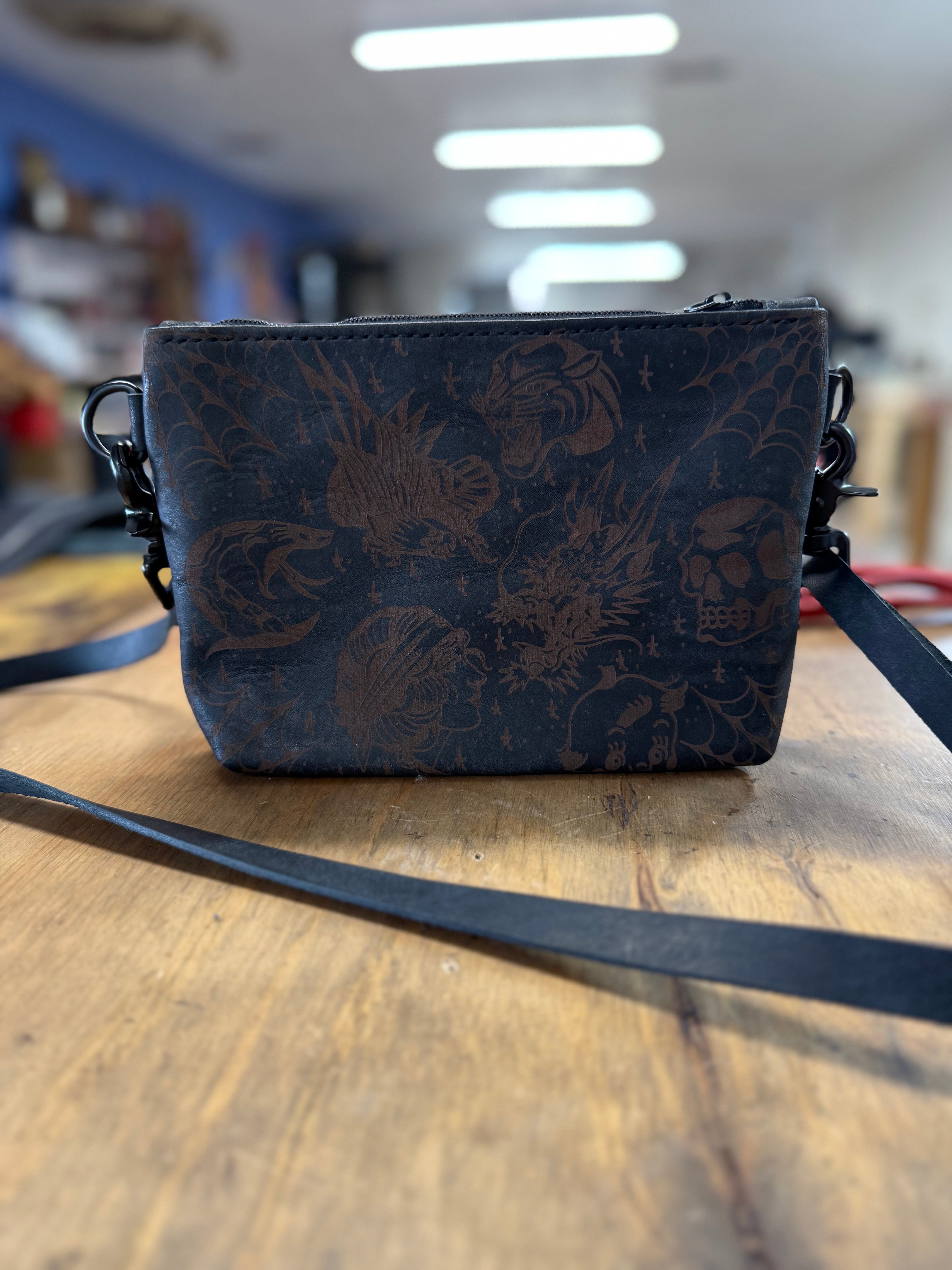 The Gimme Zip Bag: Heads/Tails Flash (ready to ship)