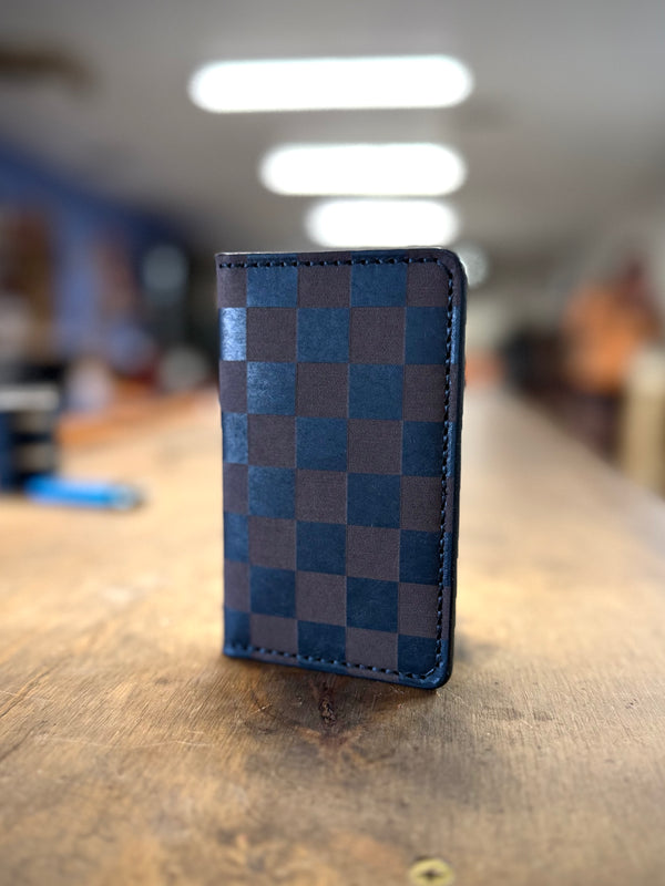 Dodge City Wallet: Checker Print