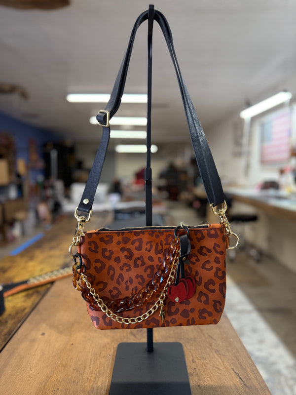 The Gimme Zip Bag: Leopard Print (ready to ship)