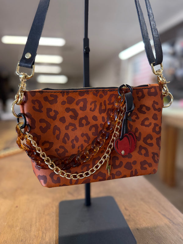 The Gimme Zip Bag: Leopard Print (ready to ship)