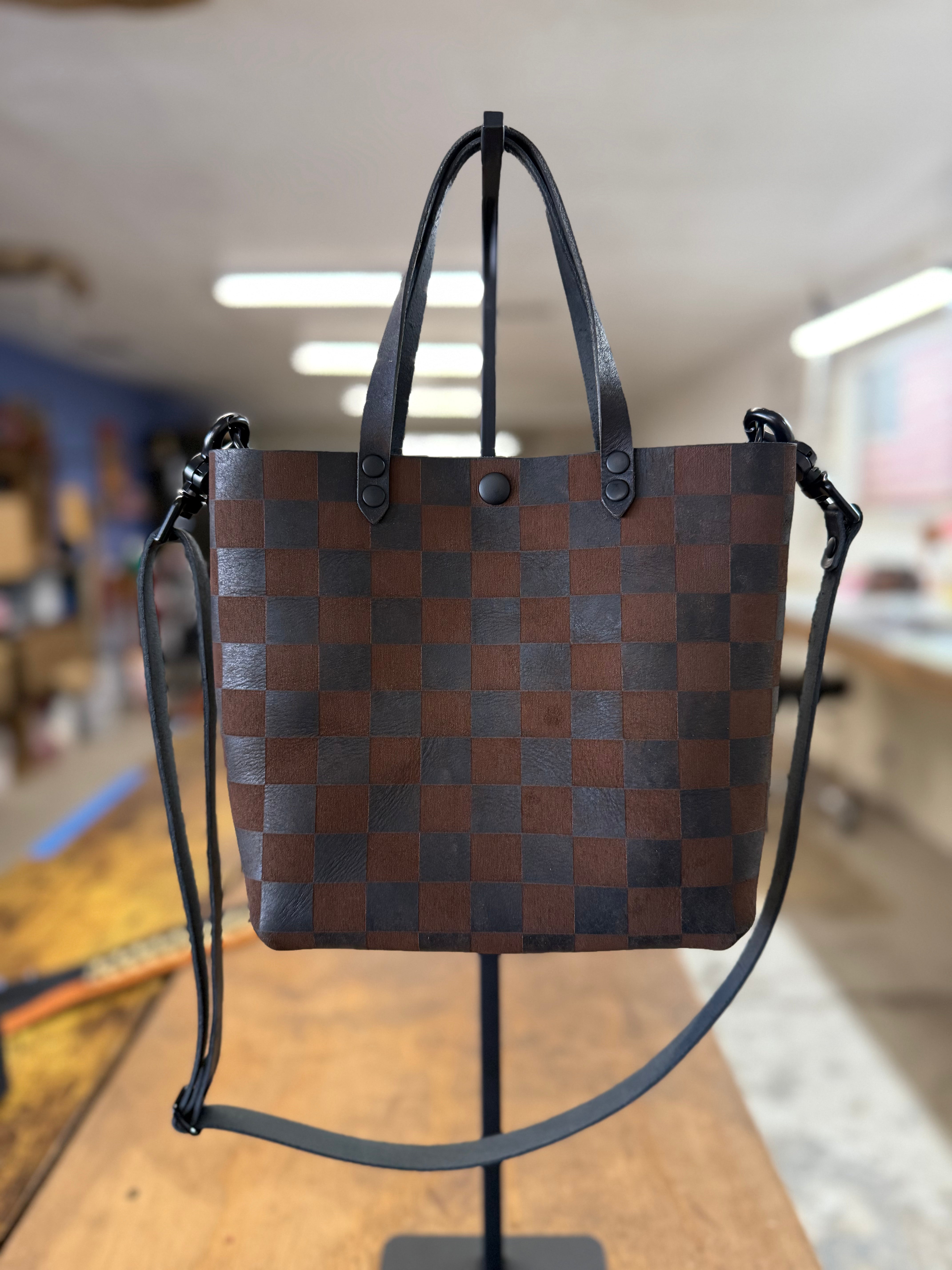 Opener Tour Tote: Checker Print
