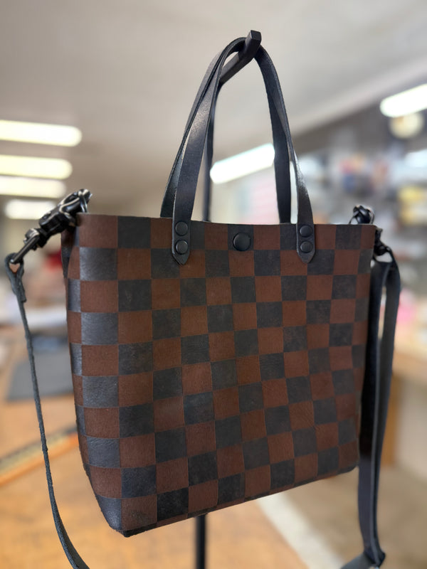 Opener Tour Tote: Checker Print (ready to ship)