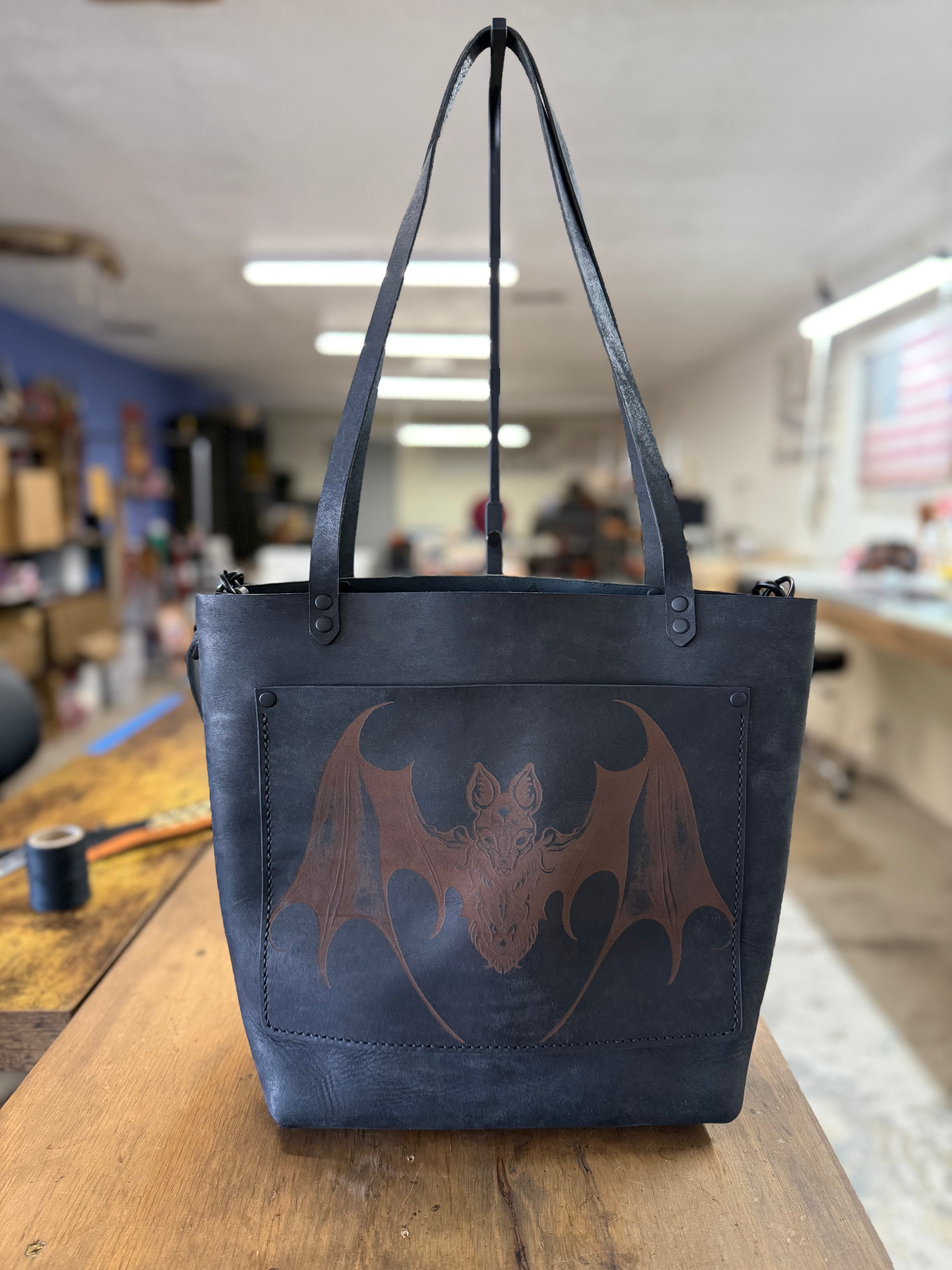 The Work Tote: Bat (ready to ship)