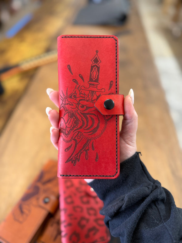 Bandita Wallet: Tiger Dagger (ready to ship)