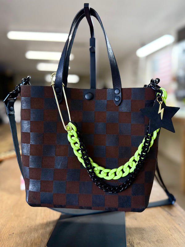 Bag Accessory: Neon Layered Chain