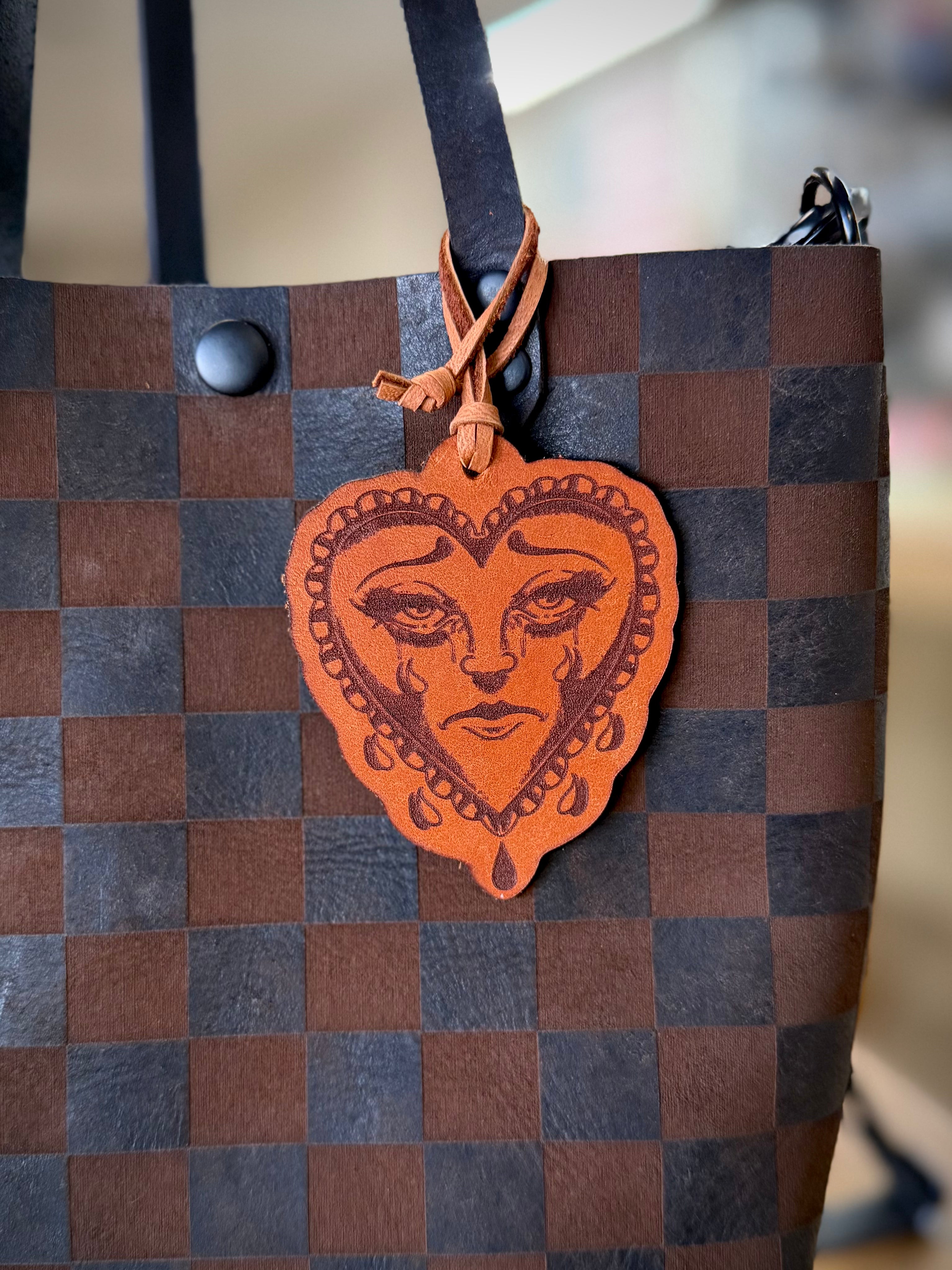 Bag Tag: Crying Heart