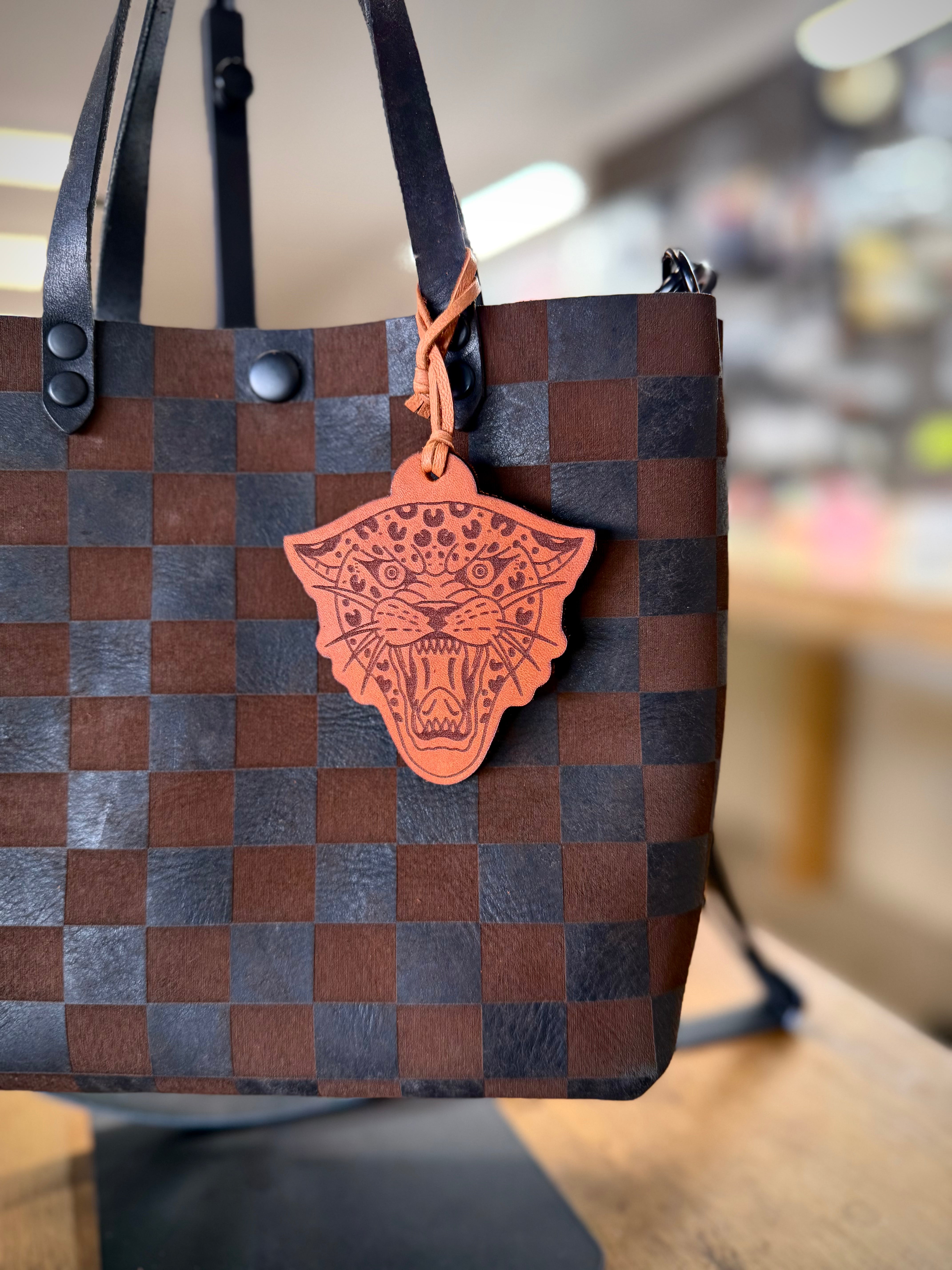 Bag Tag: Leopard Head