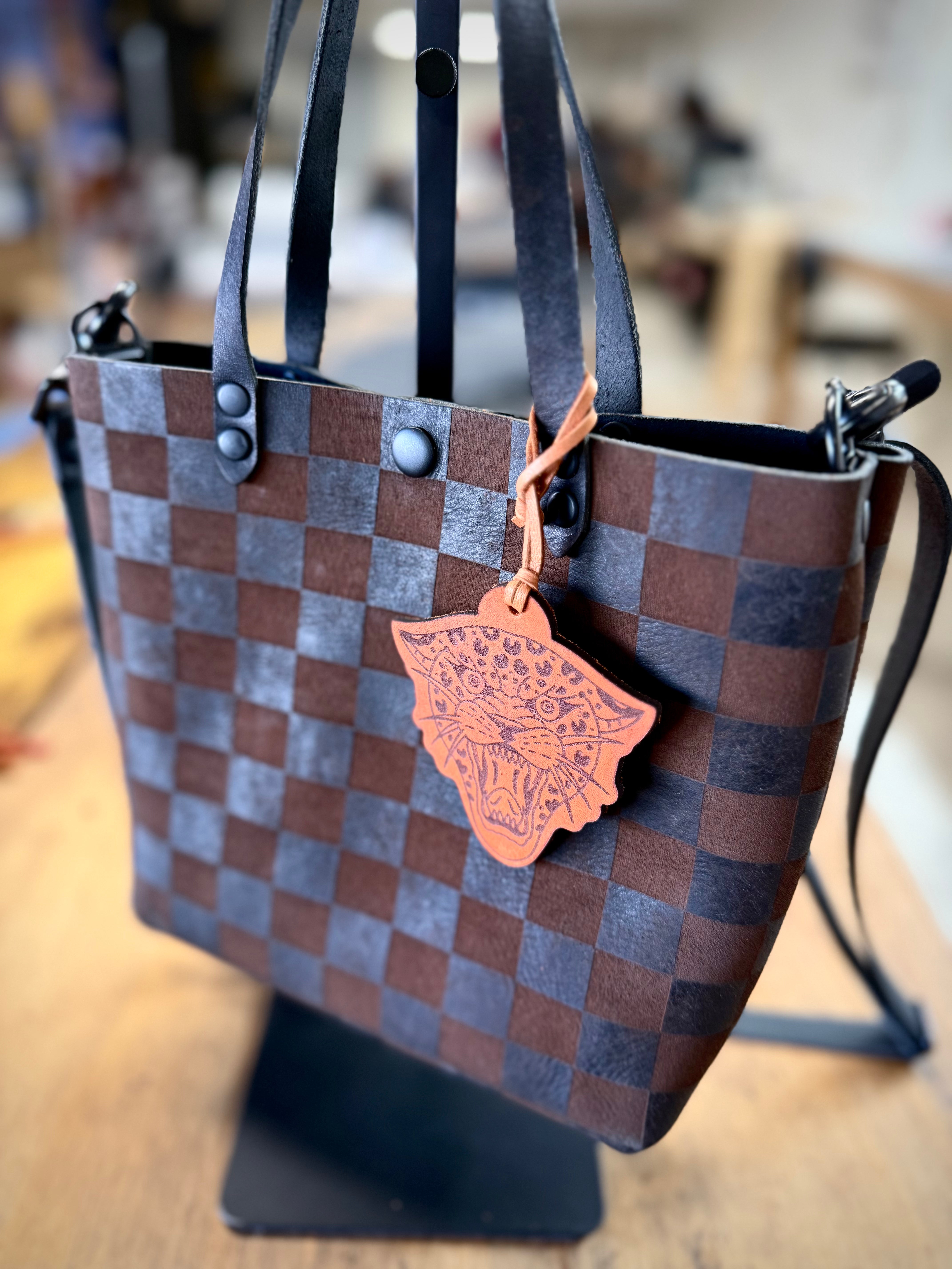 Bag Tag: Leopard Head