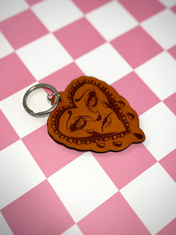 Keychain: Crying Heart