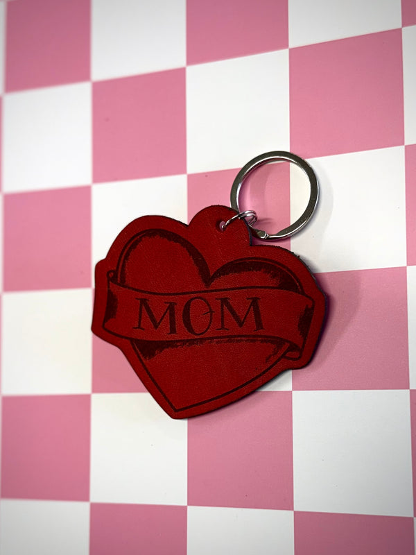 Keychain: Mom Heart