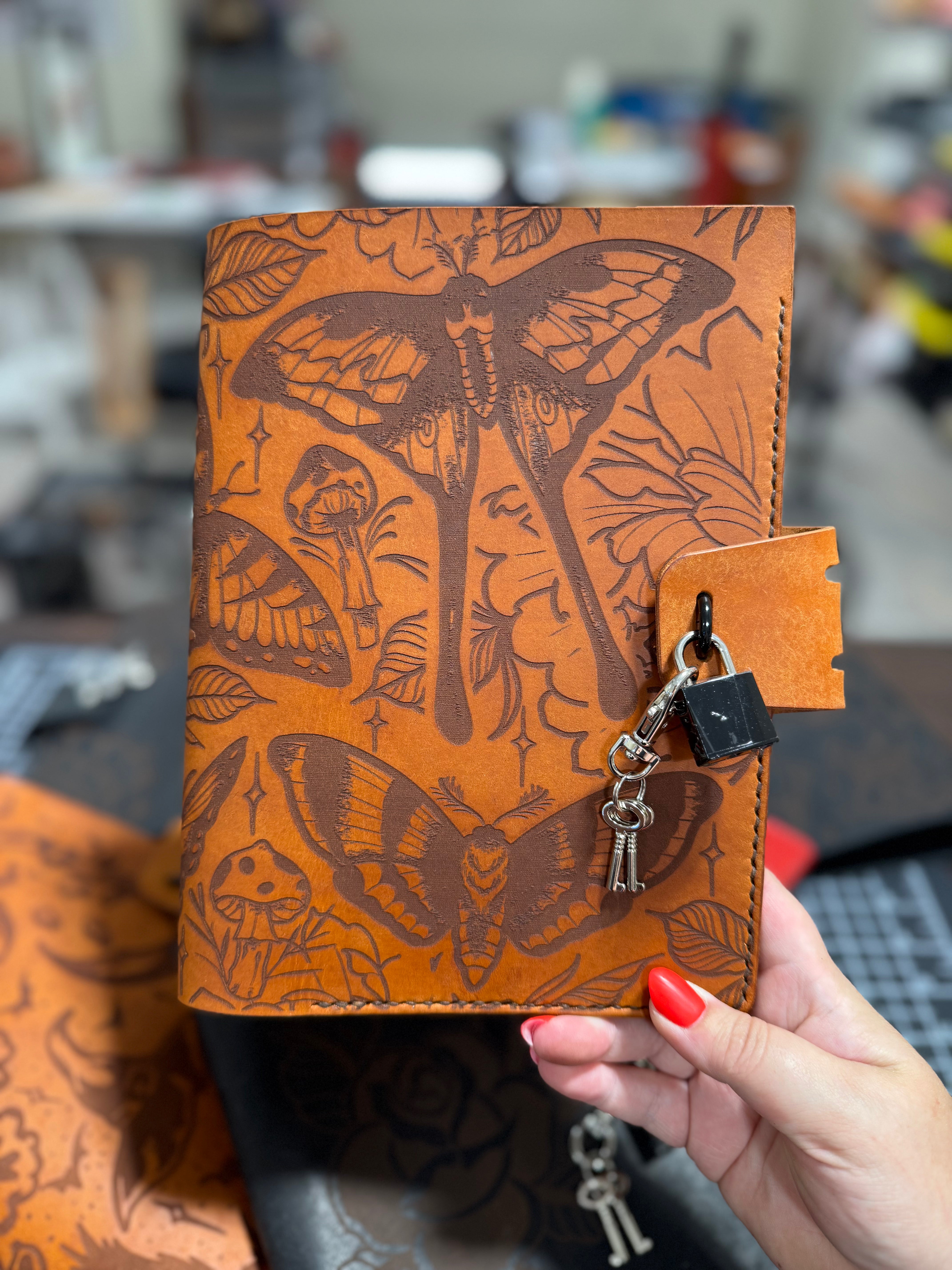Secret Keeper Journal Cover: Moth Flash Sheet