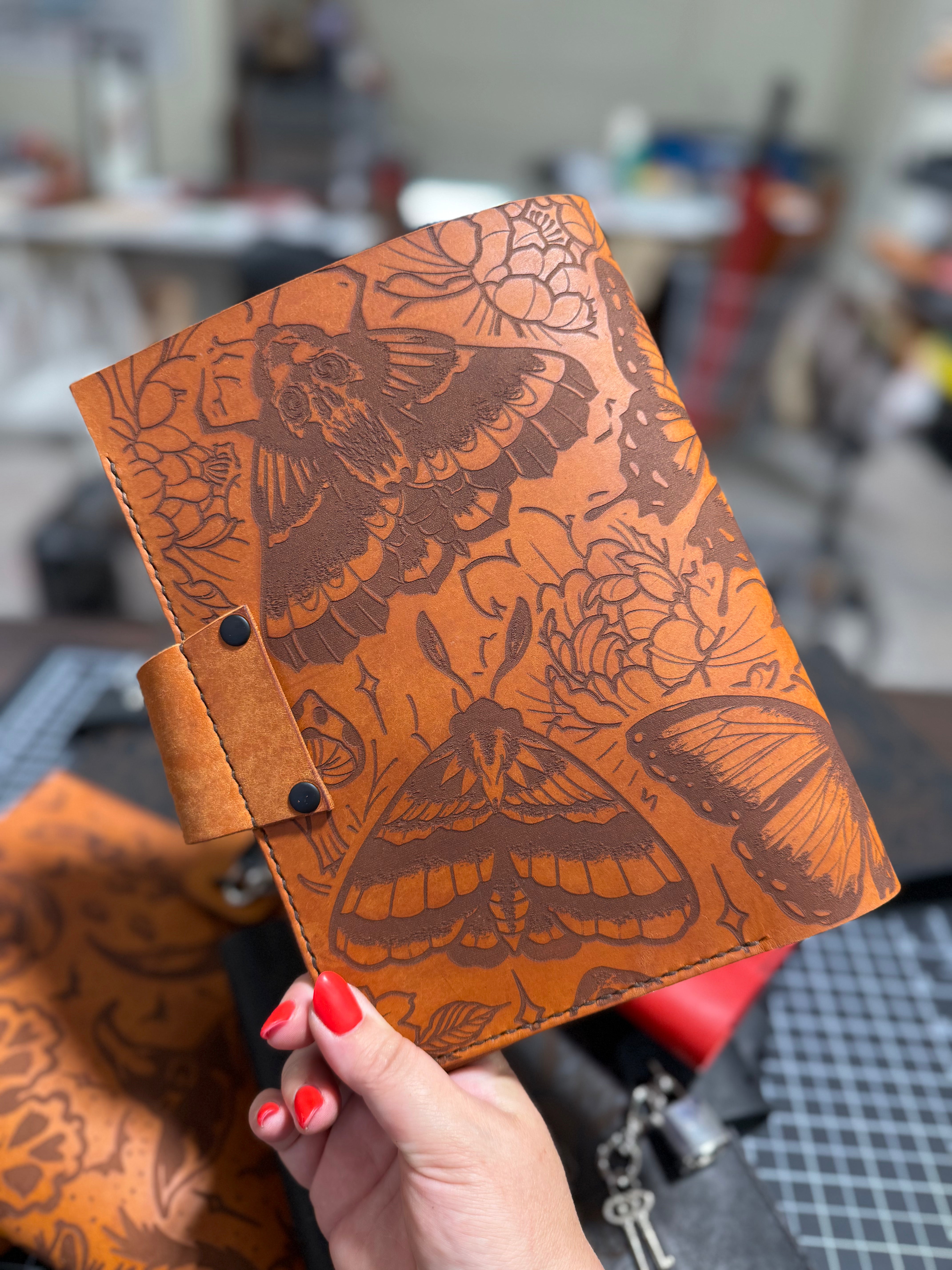 Secret Keeper Journal Cover: Moth Flash Sheet